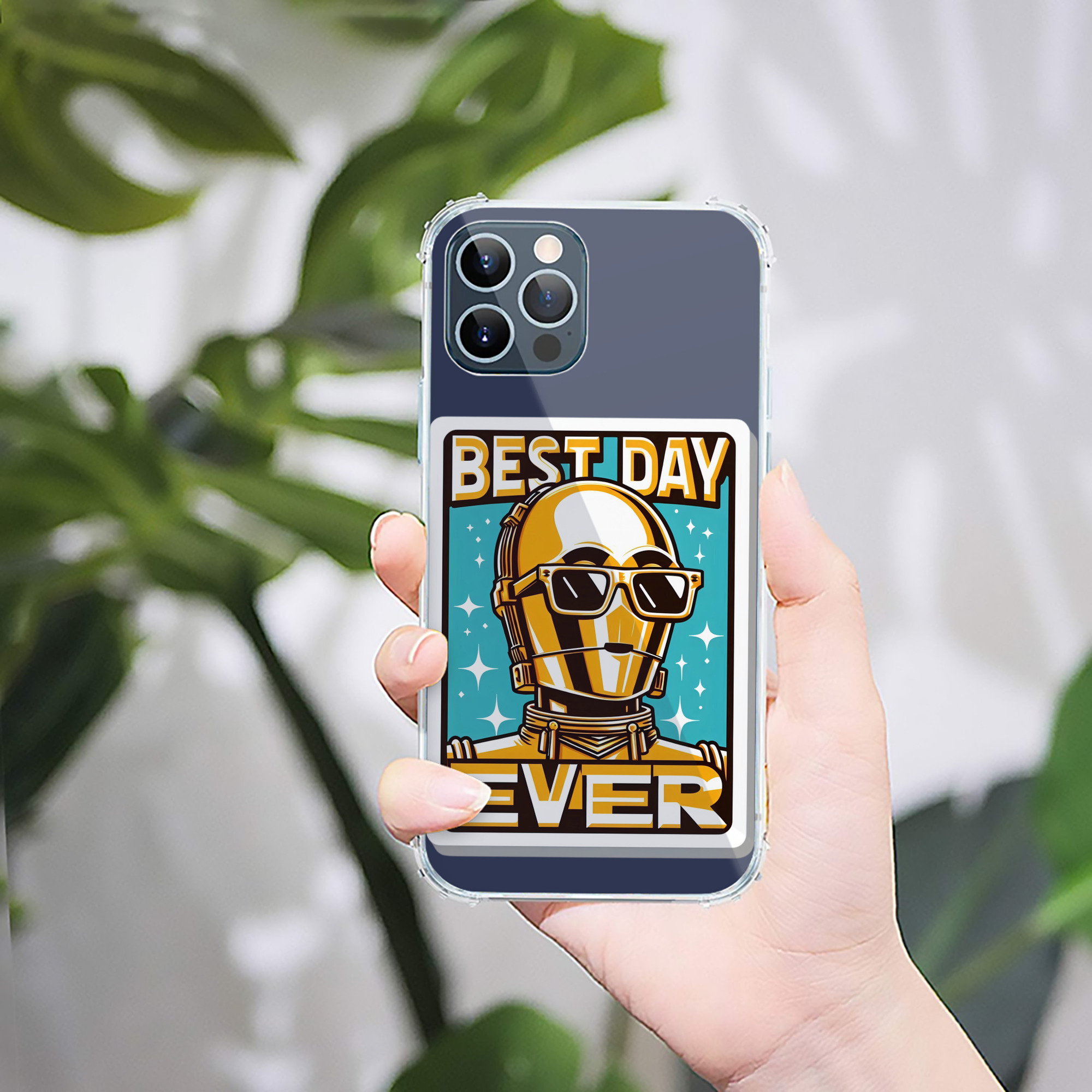 （画像用） スター・ウォーズ Star Wars 【iPhone 12シリーズ対応】透明スマホケース（クリアソフトケース）